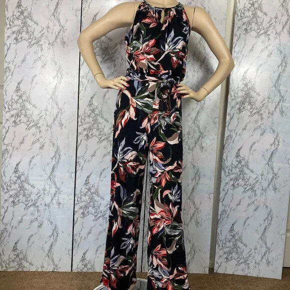 Tahari jumpsuit floral on sale